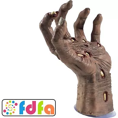 Smiffys Latex Rotting Zombie Hand Prop Halloween Fancy Dress Party • £12.39