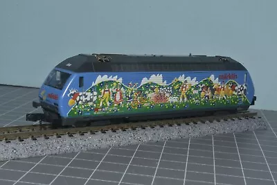 N Scale Minitrix SBB Class Re 4/4 (460) Bo-Bo Electric Loco In Marklin Livery • $40.45