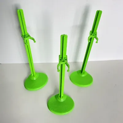 Monster High Girl Doll Stand Lot Bright Lime Green Bundle Of 3 Stands • $36.99
