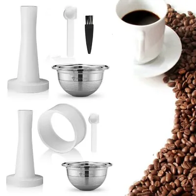Stainless Steel Refillable Coffee Pods Capsules For Nespresso Vertuo Plus Series • $17.74