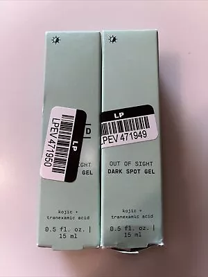 2X Versed Out Of Sight DARK SPOT GEL 0.5 Fl Oz Kojic Tranexamic Acid NEW IN BOX • $10