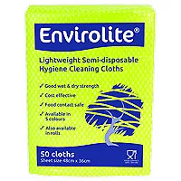 £9.80 • Buy Envirolite Cloth Large Yellow Pk50