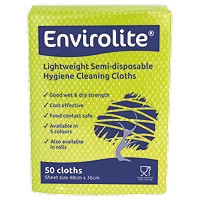 £9.80 • Buy Envirolite Cloth Large Yellow Pk50