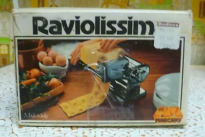 Vintage Marcato Atlas Raviolissima Ravioli Attachment Maker For Pasta Machine • $34.99