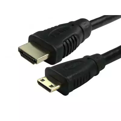 5m Long MINI HDMI Cable Type A To C Male GOLD For Tablet PC Camcorder To TV 4K • £7.99