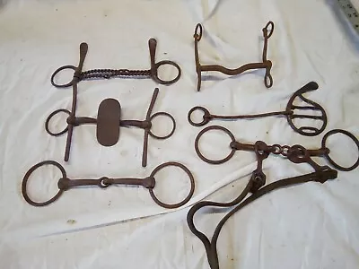 5 Vintage Horse Bits lot #2 • $35