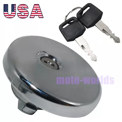 Fuel Gas Tank Cap Cover Key Fit For Kawasaki VN1600 Vulcan 1600 Nomad 2005-2008 • $55.49