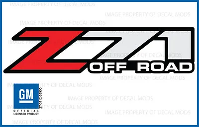 $22.96 • Buy Set Of 2 - Z71 Offroad 01-06 Sticker Decal Parts Chevy Silverado GMC Sierra 4x4