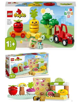 $98.94 • Buy LEGO DUPLO My First Fruit& Vege And First Organic Market Christmas Birthday Girl