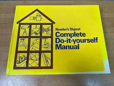 Readers Digest Complete Do-It-Yourself Manual 1973 Vintage Hardcover Home Book • $8.62