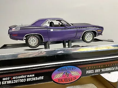 1970 Plymouth AAR Cuda  1/18 Supercar Collectables Highway 61 In Orginial Box. • $195