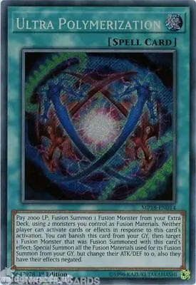 MP18-EN014 Ultra Polymerization Secret Rare 1st Edition Mint YuGiOh Card • £2.09