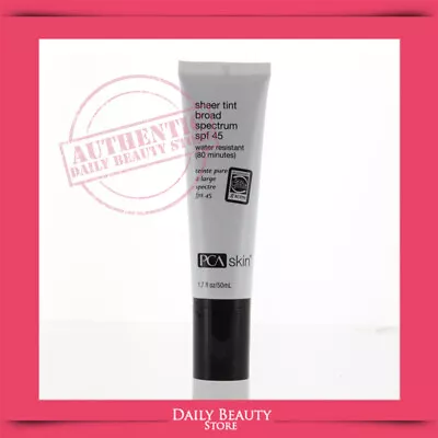 PCA Skin Sheer Tint Broad Spectrum SPF45 1.7oz WOB NEW FAST SHIP • $29.99