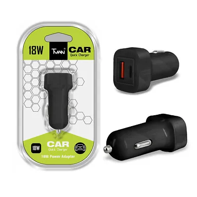 $11.12 • Buy 18W Car Charger USB-A &C Ports For Consumer Cellular PhoneEasy Doro 618 605 612