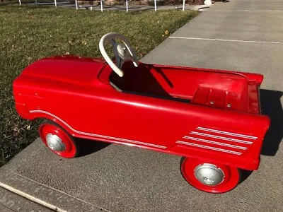 Vintage Murray Red Metal Pedal Car Restored • $399.99