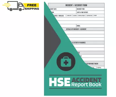 Accident Report Book Accident & Incident Report Book / Health And Safety Reco... • £6.39