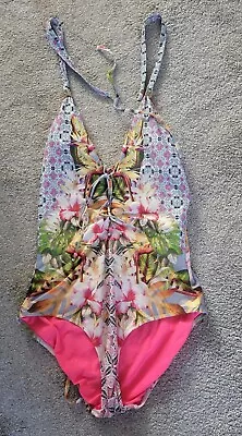 Matthew Williamson Swimsuit Tropical Floral 16 • £19.99