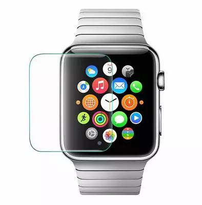 $3.75 • Buy Tempered Glass Screen Protector For Apple Watch 38 42 40 44mm Series 5 4 3 2 1 