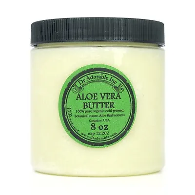 Pure Aloe Vera Butter Fresh Organic Cold Pressed 2 Oz-8 Oz 1 Lb-up To 12lb  • $48.49