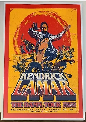 $13.99 • Buy Kendrick Lamar The Damn Tour August 30, 2017 Glossy Quality 12x18 Concert Poster