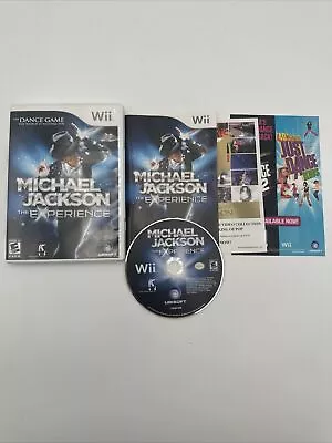Michael Jackson: The Experience For Nintendo Wii 2010 CIB Case Game Disc Inserts • $19.99