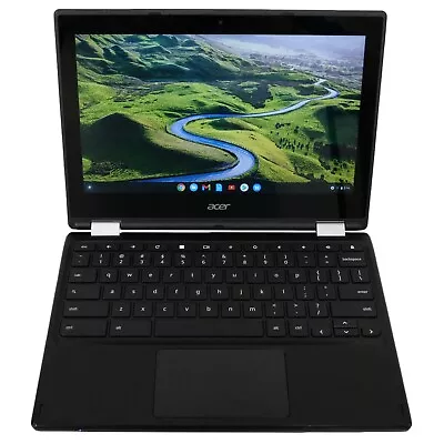 View Details Acer C738T Chromebook 2-in-1 Touch 360 Hinge 11.6  Intel 1.6GHz 4GB 16GB SSD • 56.99$