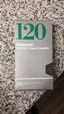 Blank National NV-E120 VHS Video Cassette Sealed LOT Of 2 • $25