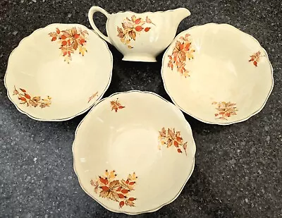 J&G Meakin ENGLAND Gravy Boat & Bowls Sunshine SOL - Reg. 561073 • $60