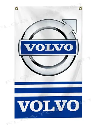 Volvo Flag Banner 3X5 Ft Volvo Trucks Garage Wall Decor Flag Man Cave • $14.99