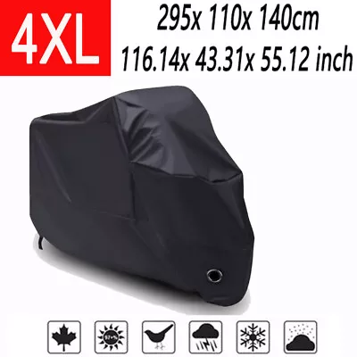 4XL Motorcycle Waterproof Cover Rain UV For Kawasaki Vulcan 1700 Voyager Cruiser • $28.90