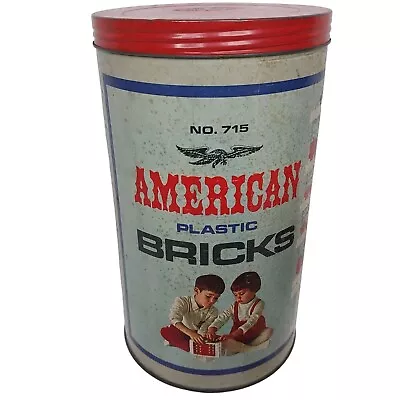 American Plastic Bricks Halsam No. 715 Building Toy 197 Pieces • $29.74