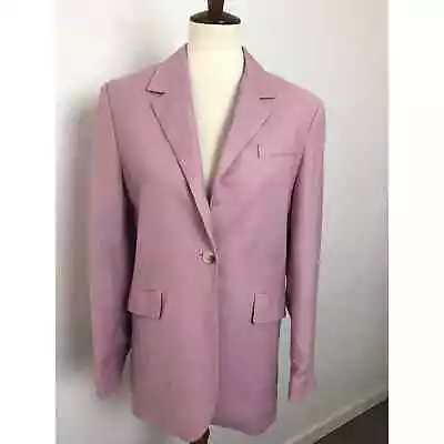 Zara Women Sz XS Jacket Blazer Single Breast Pink • $35