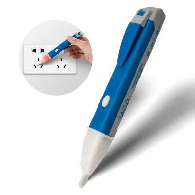 £3.99 • Buy Bllue Voltage Pen Electric Power Alert Detector Tester UK 1AC-D Volt Non Contact