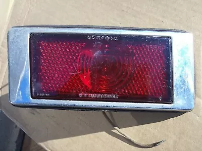 1940's Packard Tail Light Full Assembly Sextans Stimsonite #19699 Red Glass Lens • $12