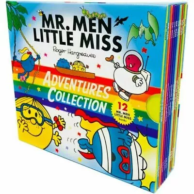 £17.95 • Buy Mr. Men & Little Miss Adventures Collection 12 Books Box Set By Roger Hargreaves