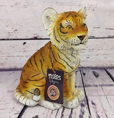 Tigers By Regency Endangered Species 6  Sitting Baby Tiger With Tags R48820E • £17.99