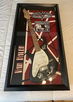 Van Halen Signed Autographed Guitar Framed • $19500