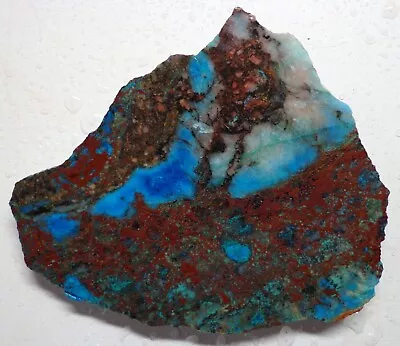 WRG- Shattuckite Slab 68 Grams Namibia Lapidary Rough Chrysocolla Malachite • $14.99