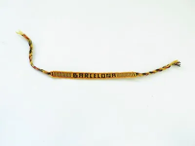 Hand Woven Cloth Bracelet Barcelona Spain • $3.46