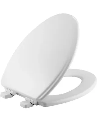 Bemis 1530SLOW 000 Jamestown Elongated Toilet Seat Soft Close Front Toilet Seat • $26.99