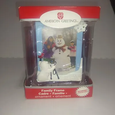 American Greetings Ornament Picture Frame With Voice Recorder Factory Sealed2010 • $13