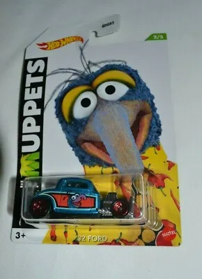 Hot Wheels 2021 Disney The Muppets - Gonzo The Great '32 Ford Blue • $2.80