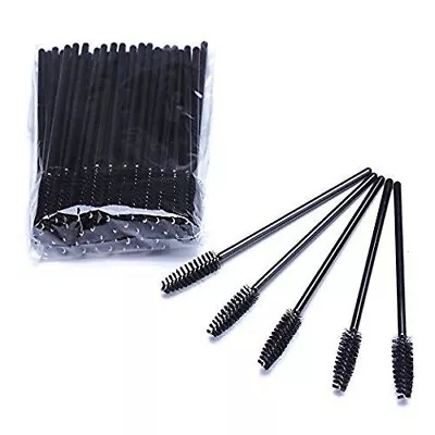 100PCS Disposable Eyelash Brushes Mascara Wands Makeup Brush Spoolies Applicator • $7.82