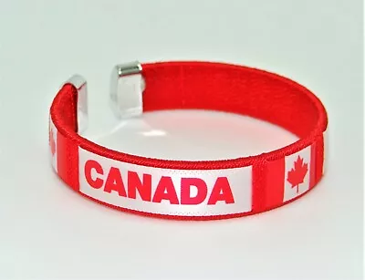 Country & Team Flag C Bracelet Wristband Adjustable - Adult - 2.5  Diameter -New • $1.90