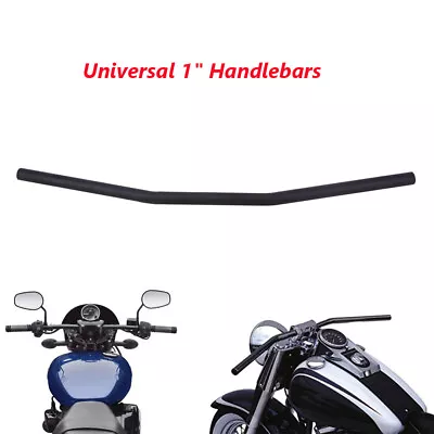 1  Motorcycle Drag Bars Handlebars For Harley Chopper Bobber Cafe Racer Custom • $37.55