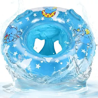 Baby Swimming FloatBaby Swimming Ring W/handle Pool Toys For Toddler 6-36 Month • £6.92