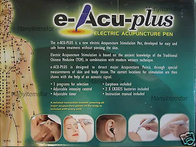 $72.99 • Buy Acu Pen Electronic Acupuncture Stimulator Brand New