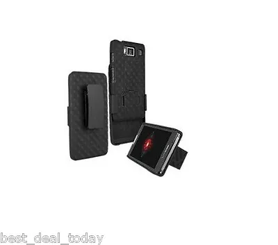 Verizon OEM Shell Holster Combo Case Clip For Motorola Droid Razr Maxx HD XT926M • $13.82