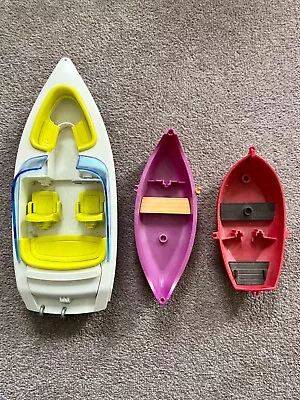 £1.99 • Buy Playmobil Boats, Bundle Of Three - Rowing Boats And Speed Boat