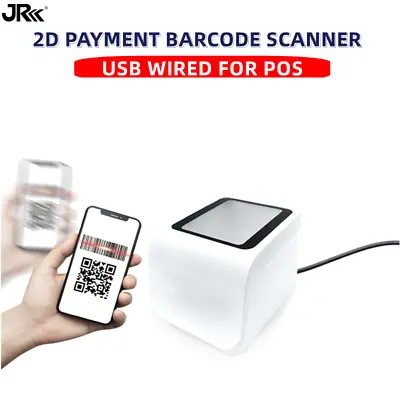 1D 2D QR Barcode Scanner Platform USB Wired Bar Code Reader Large Screen Scan • $51.44